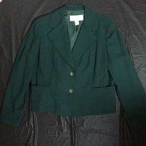 DonCaster dark green fully lined jacket